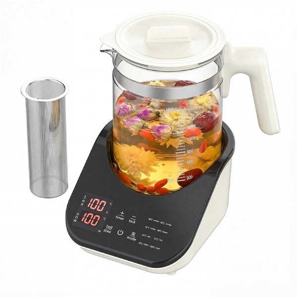 Advwin Electric Kettle, 1.5L Health Pot with 8 Presets