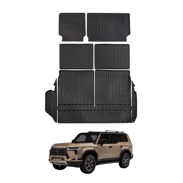 Boot Liner Kick Mats for Lexus GX550 7-Seat 2024-Onwards