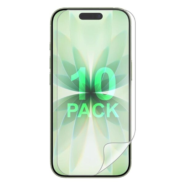 10 Pack Soft PET Film Screen Protector Guard for Apple iPhone 17 Front Bulk