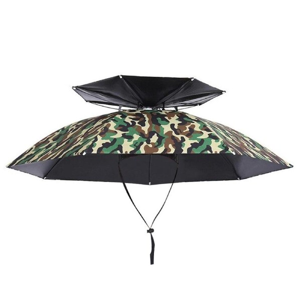 Waterproof Fishing Umbrella Hat Rain Sun Shade Outdoor Headwear Style 15