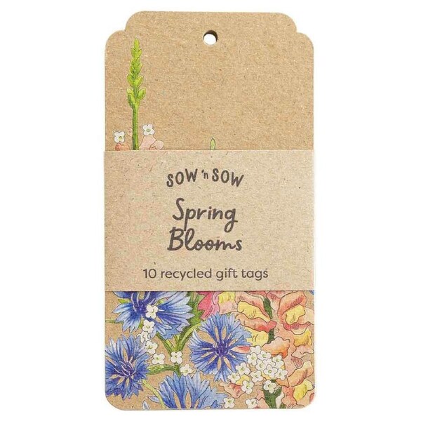 Spring Blooms Gift Tag - 10 pack - Sow 'n Sow