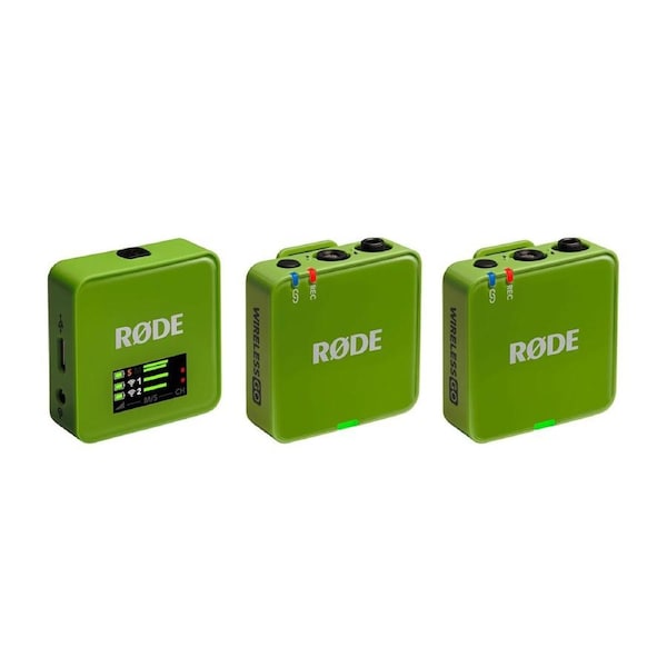 Rode Wireless GO III - Green Dual Channel Compact Wireless Microphone System (2.4 GHz)