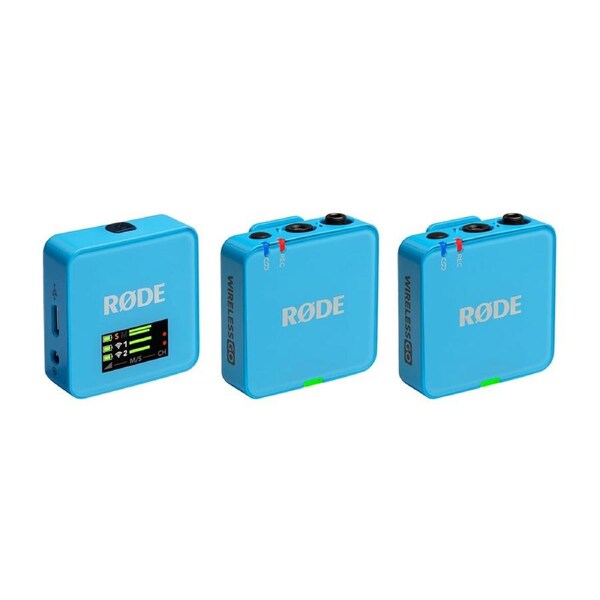 Rode Wireless GO III - Blue Dual Channel Compact Wireless Microphone System (2.4 GHz)