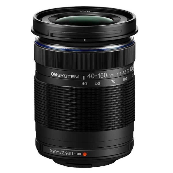 OM SYSTEM EZ-M4015-R 40-150mm f/4.0-5.6 R Black Telephoto Lens