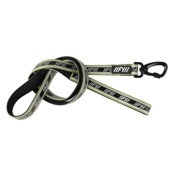 FuzzYard Active Dog Lead Khaki Small 15cm x 140cm Walking Training