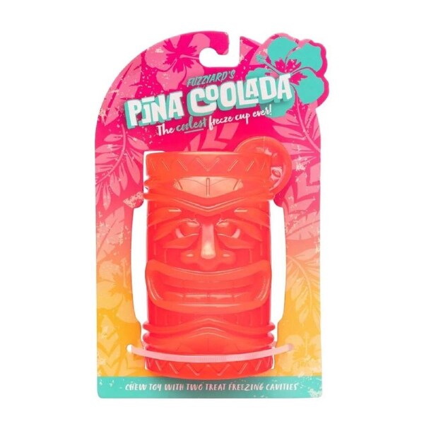 FuzzYard Pina Coolada Freeze Dog Toy Treat Dispensing Chew Interactive