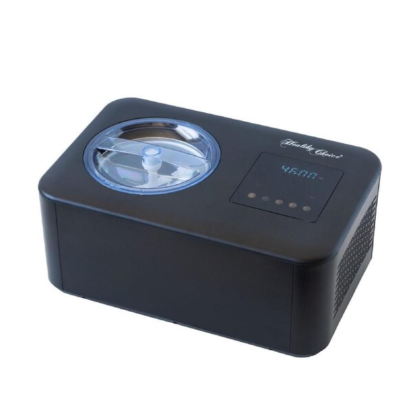 Healthy Choice 1.5L Portable Ice Cream and Soft Serve Maker with LED Touch Controls, Built-In Compressor & Accessories