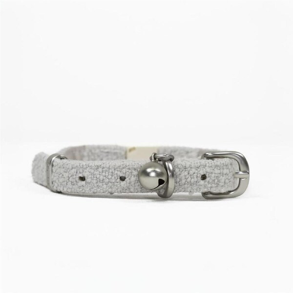 Australian Designed Boucle Cat Collar, Cloud