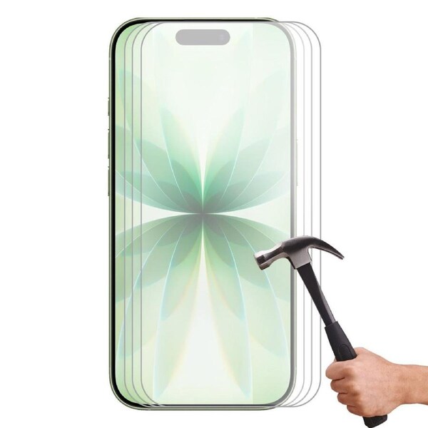 3pcs 9H Tempered Glass Screen Protector Guard for Apple iPhone 17 Front Bulk
