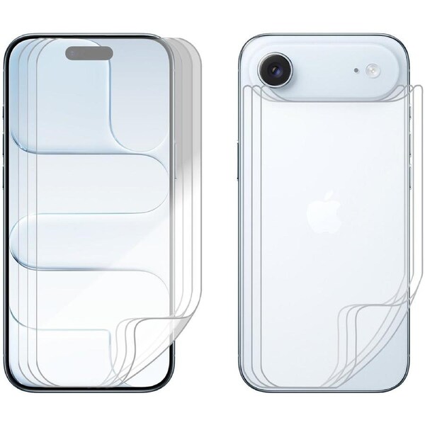 3 Set Soft PET Film Screen Protector for Apple iPhone 17 AIR Front and Back Bulk