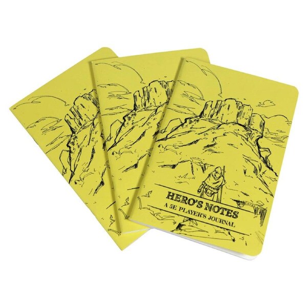 1985 Games Heros Journals: Yellow