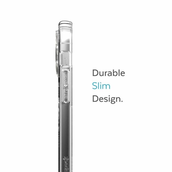 Speck Magsafe Presidio Perfect Cases for iphone 14 Pro - Clear/Silver