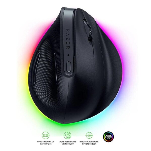 Razer Pro Click V2 - Wireless Vertical Ergonomic Mouse