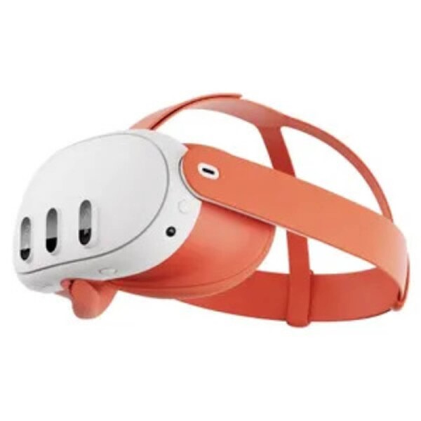 Meta Quest 3 Facial Interface and Head Strap (Blood Orange)