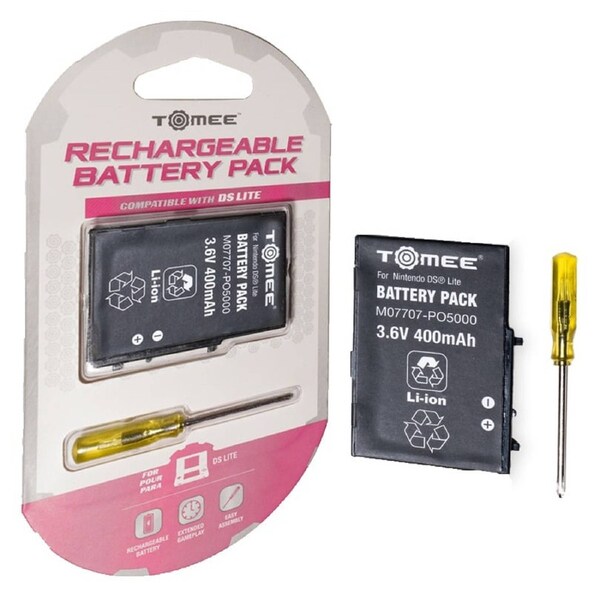 Tomee Rechargeable Battery Pack for Nintendo DS Lite