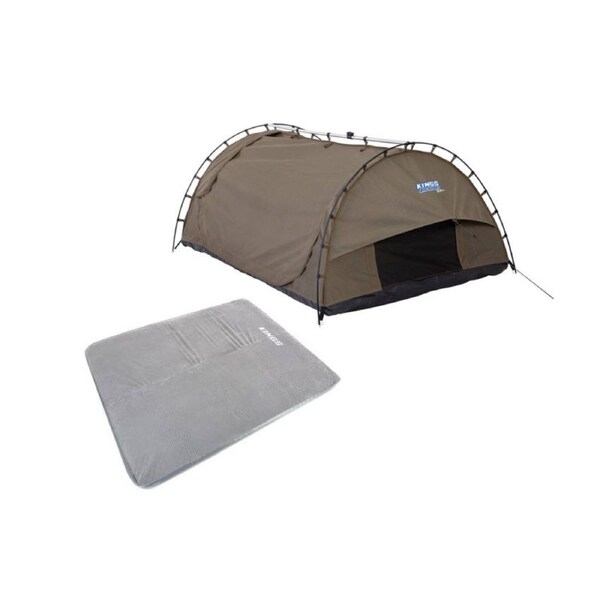 Kings Big Daddy Deluxe Double Swag MKII+ Queen Size Self Inflating Foam Mattress