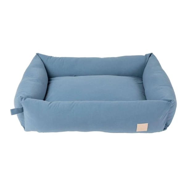 FuzzYard Life Dog Bed French Blue ? Small Stylish Cozy Pet Bed