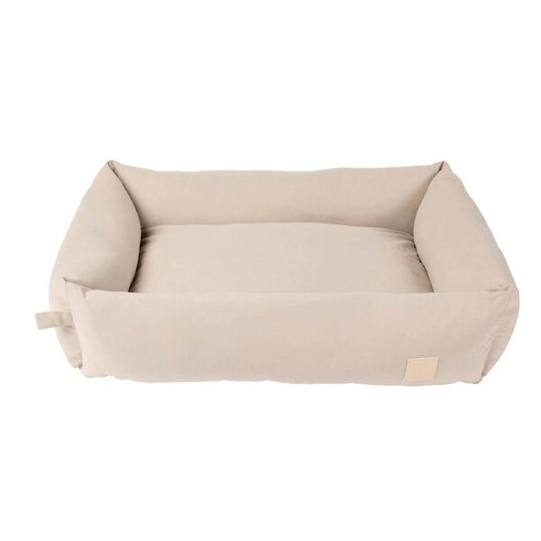 FuzzYard Life Dog Bed Sandstone ? Medium Soft Stylish Pet Bed