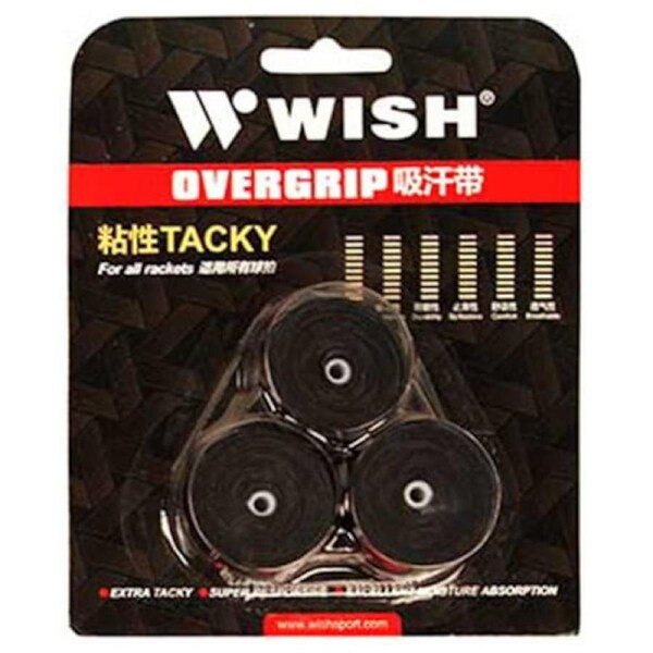 Wish Tennis Overgrips 101 - Black