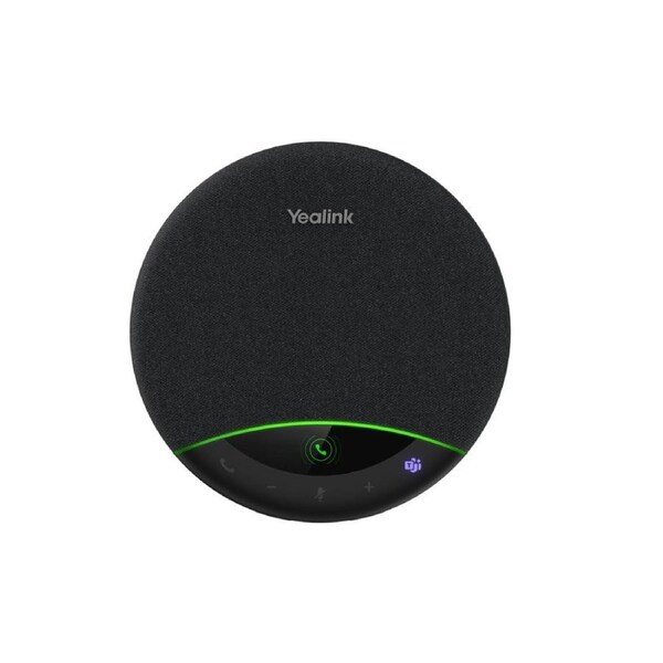 Yealink SP96 Speaker with Dongle USB-C/A, Ai Noiseand Echo Cancellation, 5m Voice Pickup, 65mm Speaker, Dongle