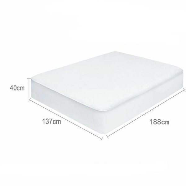 Mattress Protector Waterproof Fully Fitted Terry Cotton Bed Soft Cover All Size Double