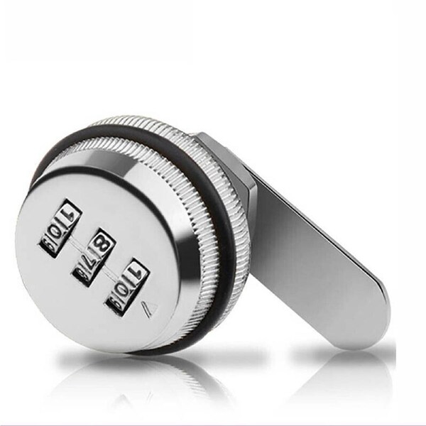 Combination Cam Lock Security Safe Drawer Keyless Mailbox Cabinet Code Locker Silver