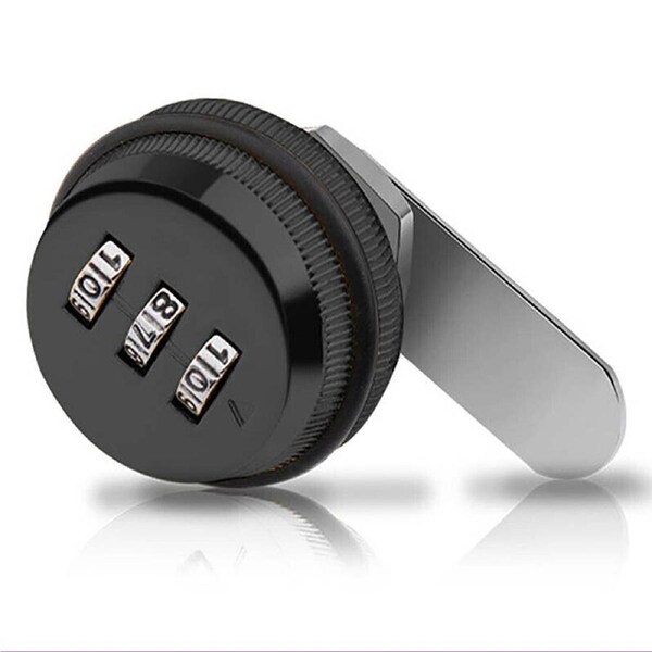 Combination Cam Lock Security Safe Drawer Keyless Mailbox Cabinet Code Locker Black