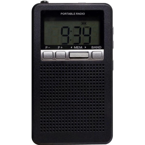 Dynalink A2798A AM-FM DC-3V Digital LCD Display Pocket Portable Radio