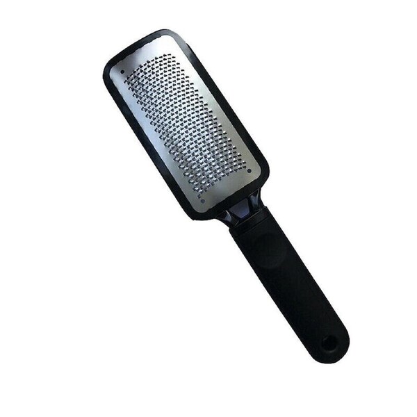 Stainless Steel Foot File Scraper Grater Pedicure Rasp Callus Remover Tool Black
