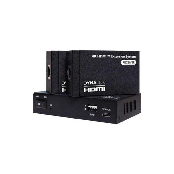 Dynalink A4133 HDMI Cat6 2 Way Splitter Balun Extender System Compact Design BLK
