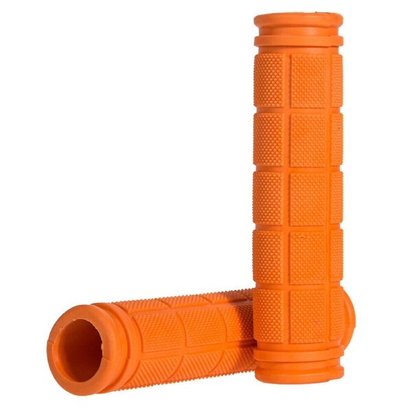 Rubber Grips For BMX MTB Cycle Road Mountain Bike Scooter Bicycle Handle Bar Orange