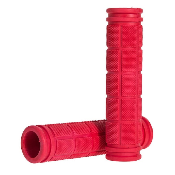 Rubber Grips For BMX MTB Cycle Road Mountain Bike Scooter Bicycle Handle Bar Red