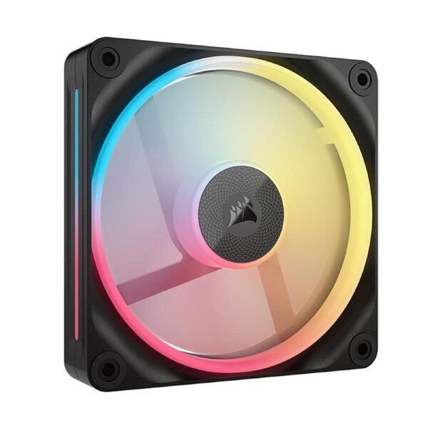 Corsair LX120-R RGB Black 120mm PWM Reverse Fan - 1 Pack (CO-9051049-WW)