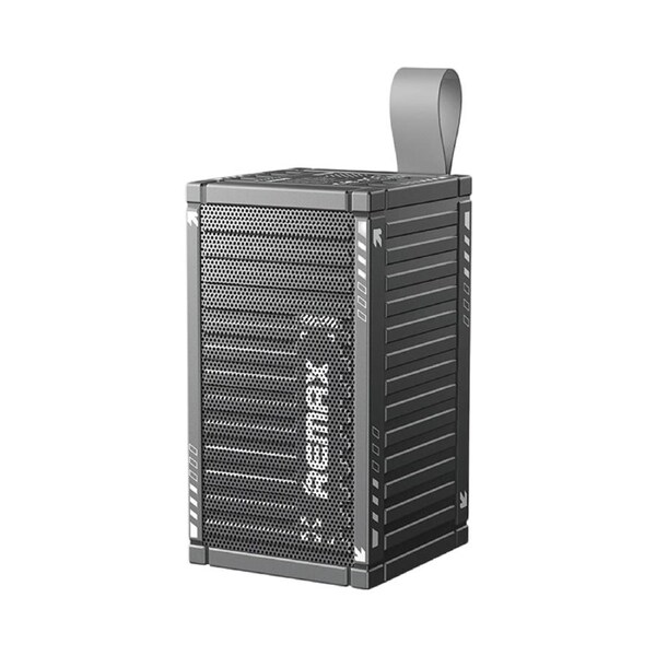 REMAX Gray RB-M23 Wireless Portable Speaker, Creative Container Design, 4H Continuous Playback, 180-Day Long Standby, Bluetooth/TF Card/AUX Modes