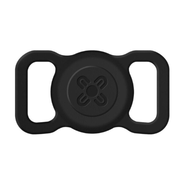 Moki Durable Pet Tag for MokiTag W/ Pet-Friendly Silicone Black