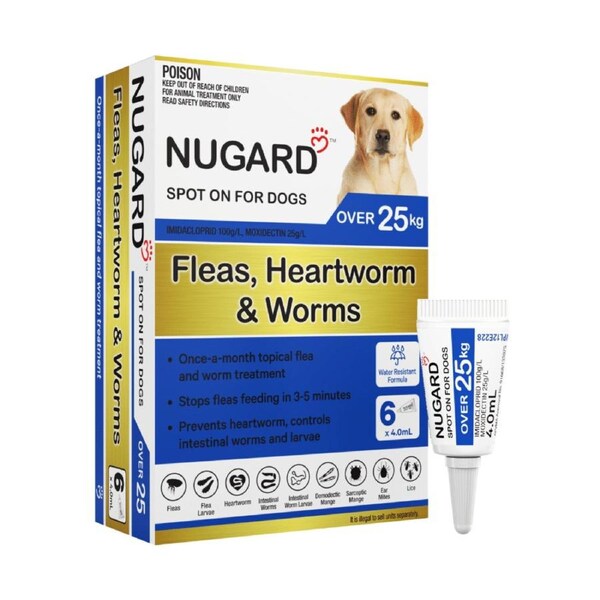 Nugard for Large Dogs over 25kg - (Blue) - 6 Pack