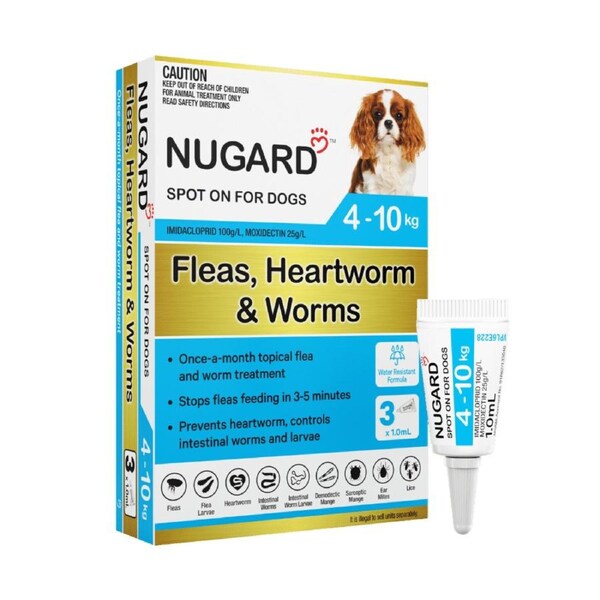 Nugard for Small Dogs 4-10kg (Aqua) - 3 Pack