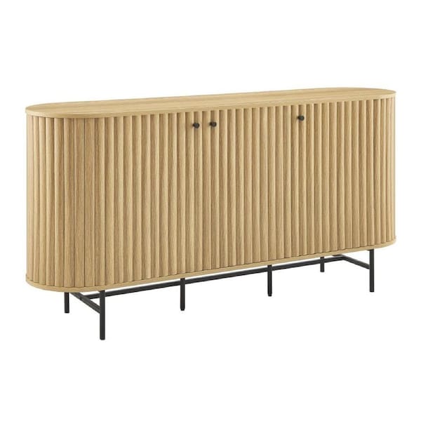 Mariella Buffet Sideboard Cabinet 3 Doors Oak