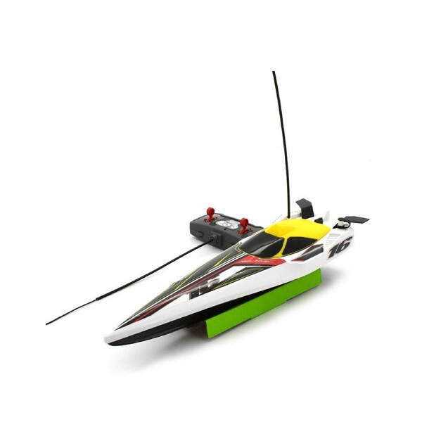 Maisto Licensed Hydro Blaster RC Boat Twin Propeller 35.5cm Model Boat Yellow