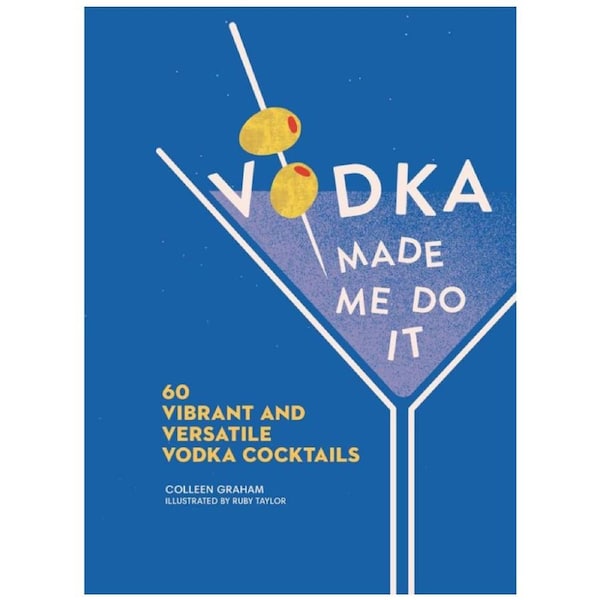 SJG Books Vodka Made Me Do It Cocktail Recipe Book Illustrated Guide