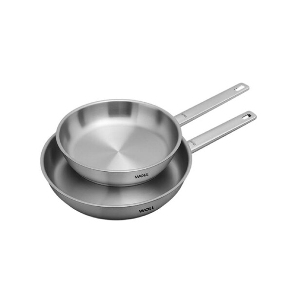 Woll Stainless Steel Twin Frypan Set w/ 20/28cm Pans Pack of 2