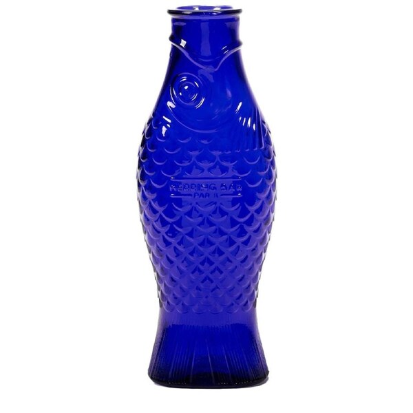 Serax Paola Navone Carafe Fish & Design Cobalt Blue 10.6x7.5x29cm