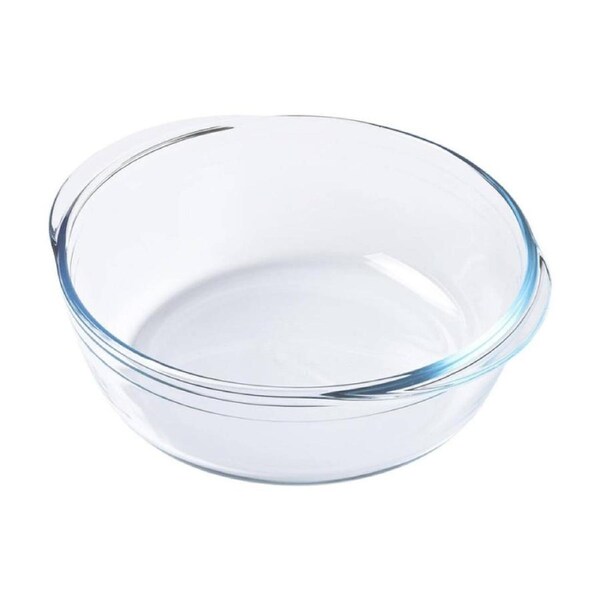 O'Cuisine Glass Round Roaster For Air Fryer Cooking Up to 220 Degrees 1L