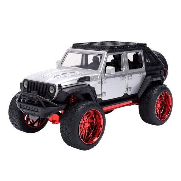 Jada 1:24 Scale Pink Slips 2023 Jeep Wrangler Diecast Model