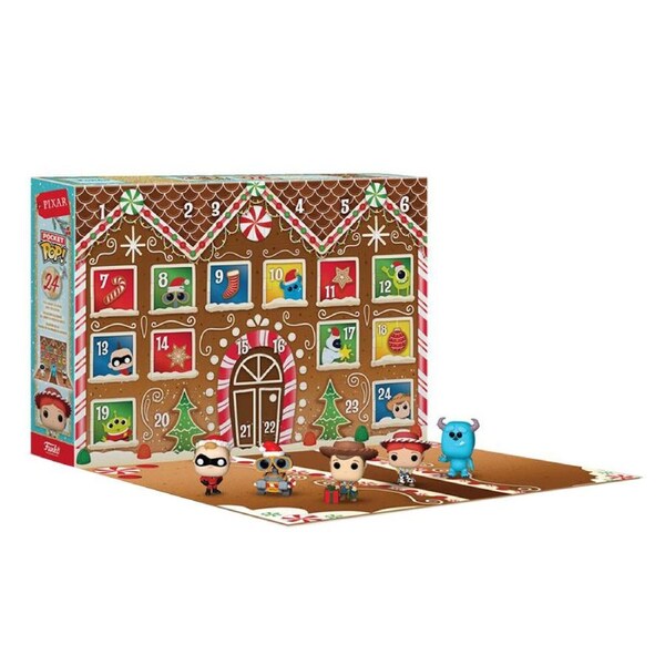 Funko Disney Pixar 24-day Holiday Advent Calendar Pocket Pop! Vinyl Figures