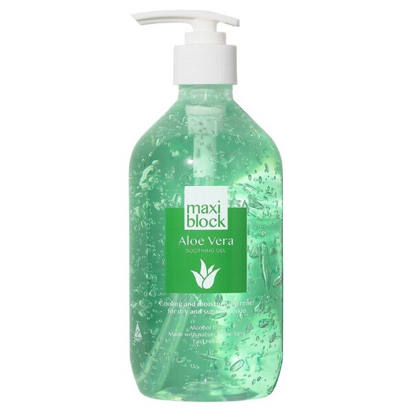 Maxiblock After Sun Aloe Vera Soothing Gel 500ml
