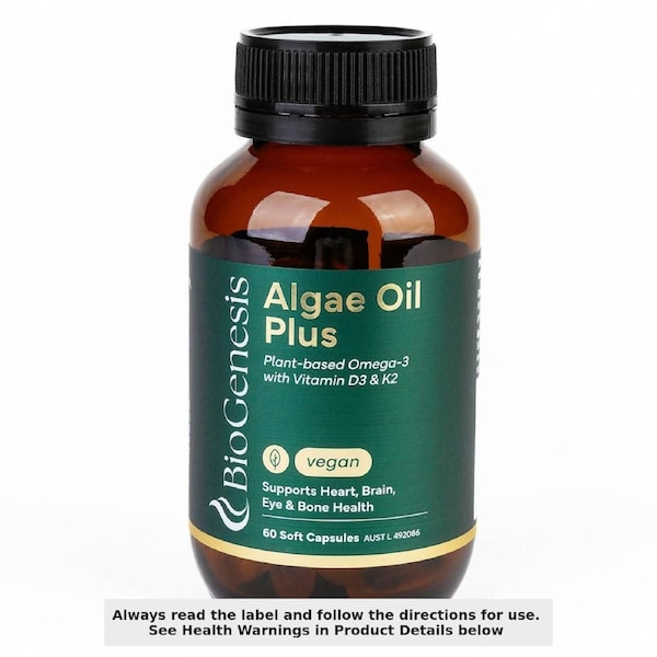 BioGenesis Algae Oil Plus 60 Capsules