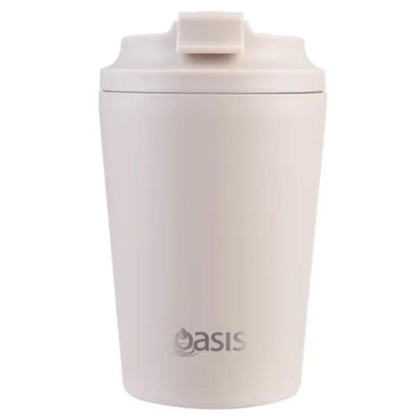 Oasis Double Wall Insulated Coffee Cup - 360ml Oat