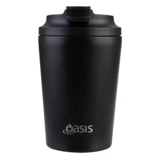 Oasis Double Wall Insulated Coffee Cup - 360ml Black
