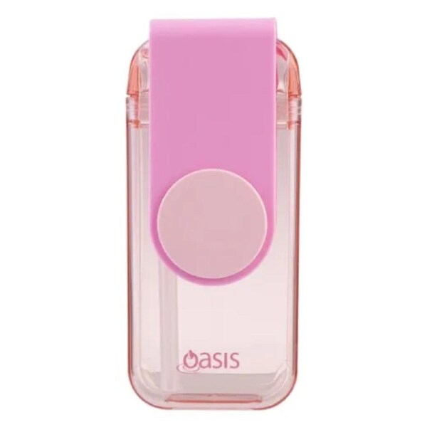 Oasis Tritan Kid's Straw Juice Box - 300ml Pink